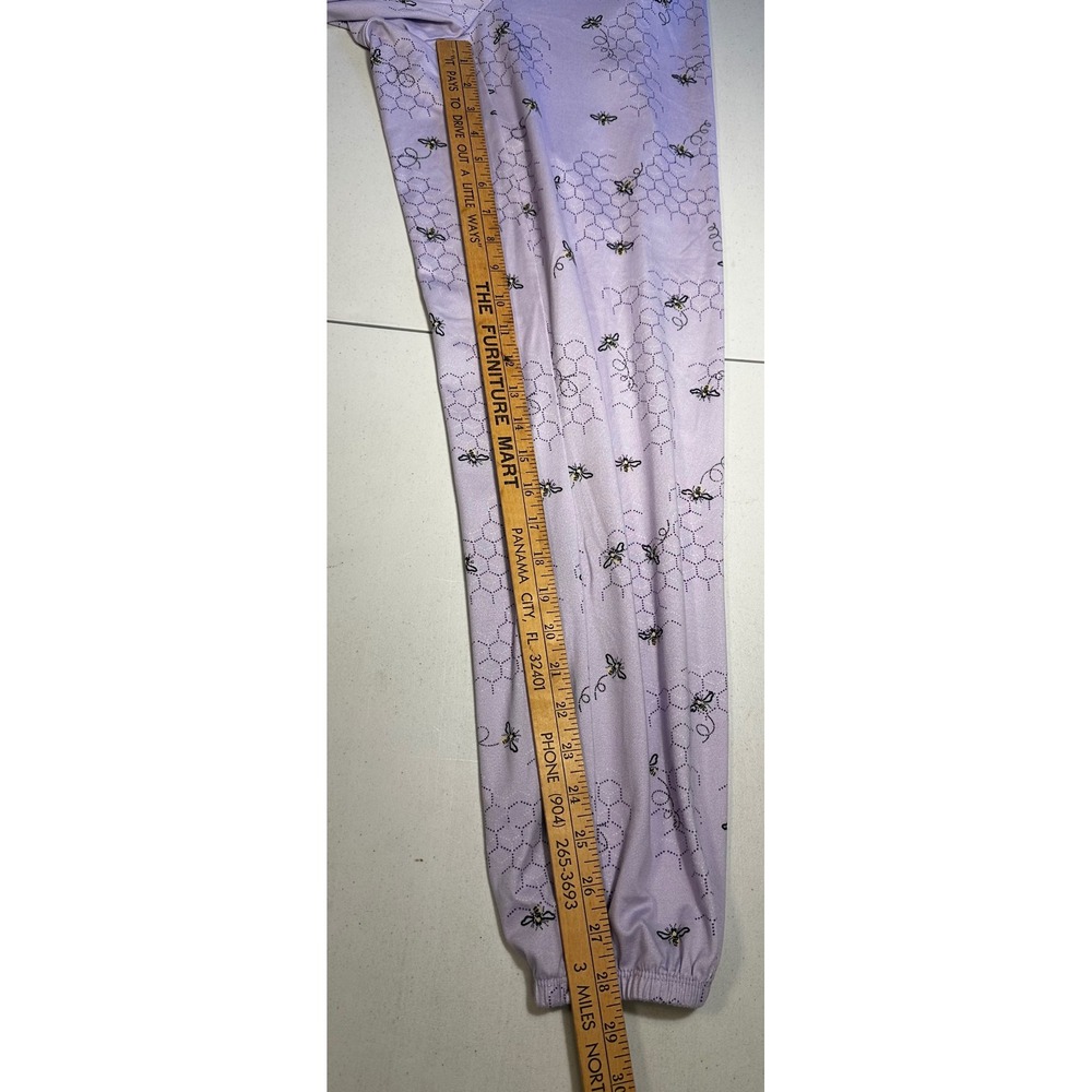 Joyspun Women Lavender Sweet As Can Bee Pajama Set Top Joggers Small 4-6 JS14325 - Picture 6 of 9